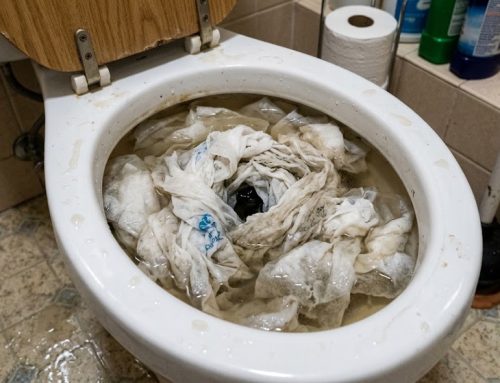 Dugulásveszély! Törlőkendők a WC-ben